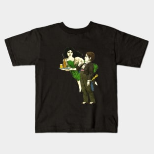 The boy and the waitress Kids T-Shirt